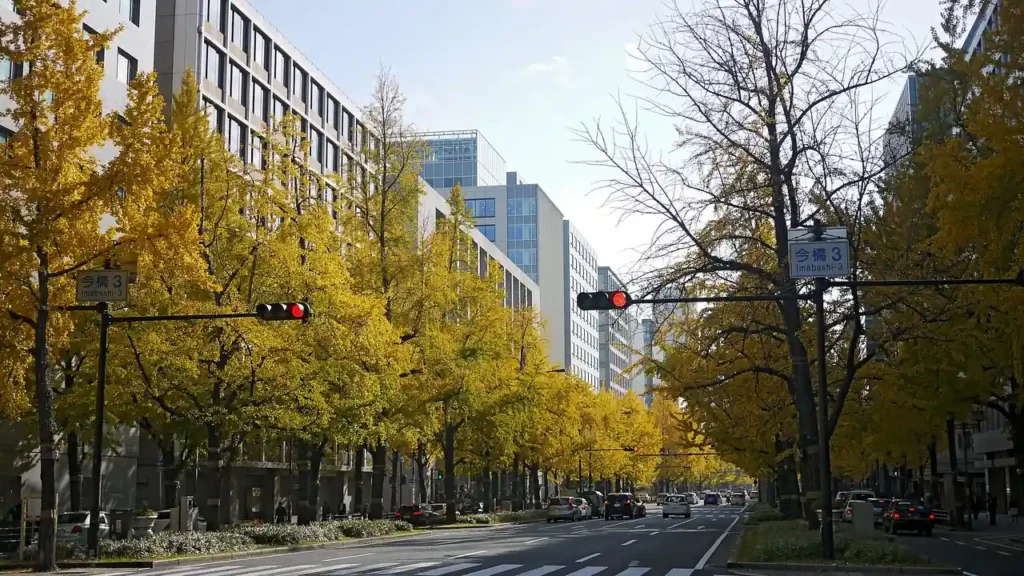Midosuji Street in Osaka